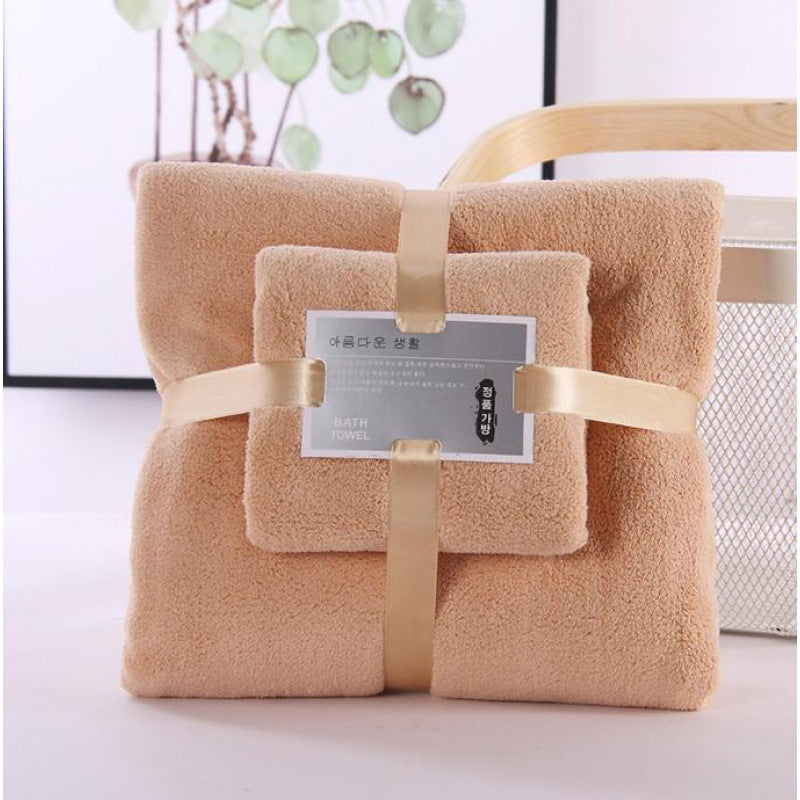 2PC Bath Towels Set Super Soft Highly Absorbent