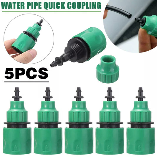 Plastic Garden Water Hose Quick Connector Irrigation Adapter