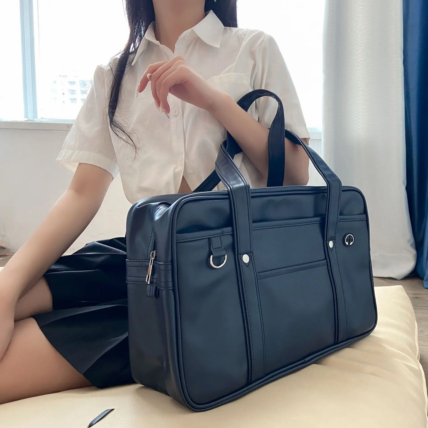Japanese two-dimensional student JK uniform bag girl