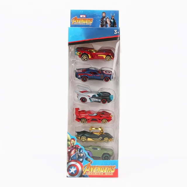 Disney Marvel Superhero Alloy Racing Car Set