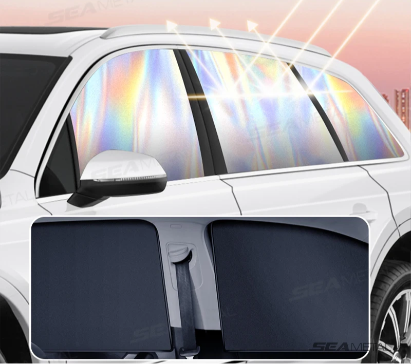 Magnetic Car Side Window Sun Shade Curtains