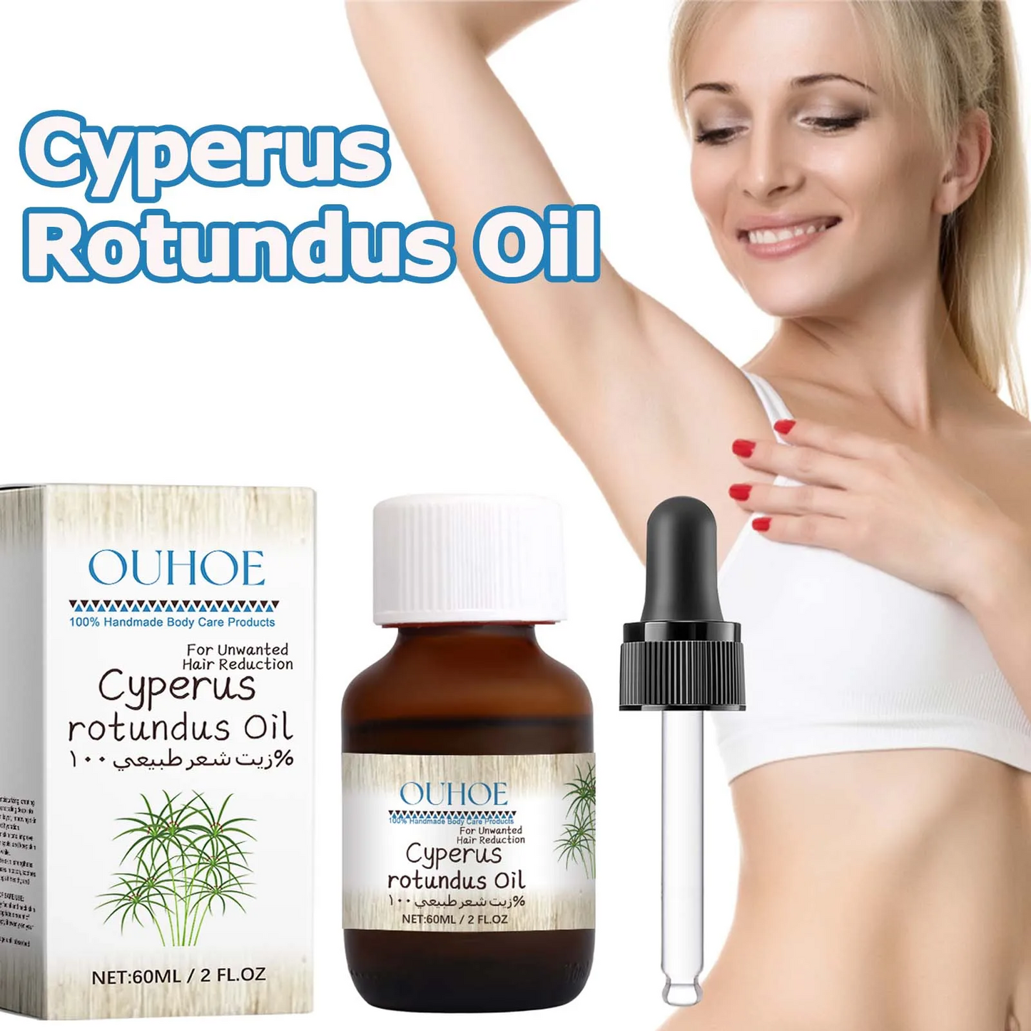 Pure Cyperus Rotundus Oil for Hair Removal