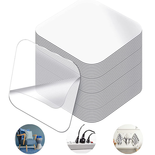 Square Double Sided Tape Super Strong Adhesive Heavy Duty Washable Sticker