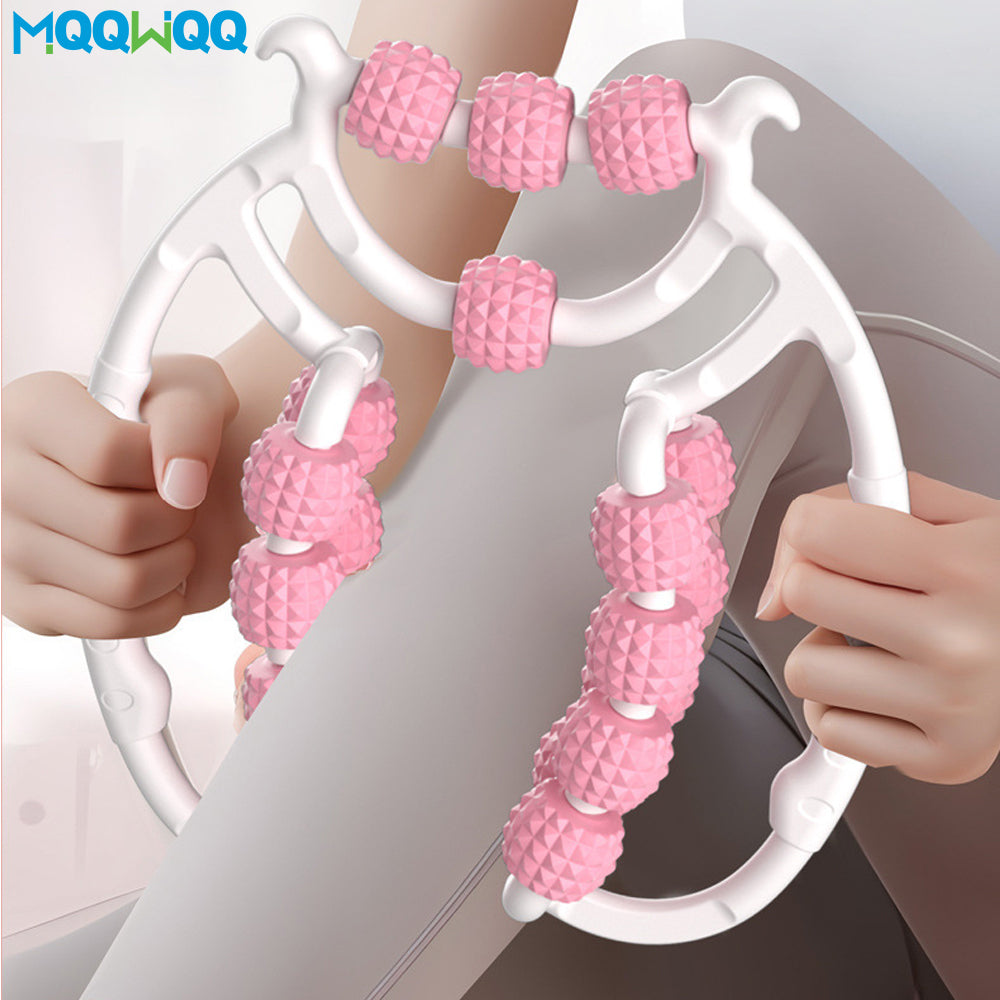 Newest 20 Wheel Annular Leg Clamp Massager Anti-cellulite Massager Body