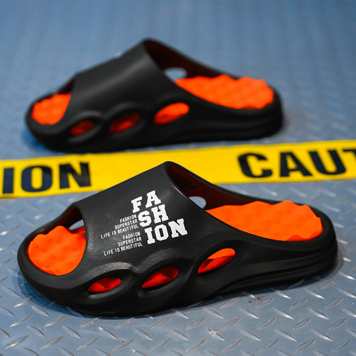 Men Fashion Massage Slippers Indoor