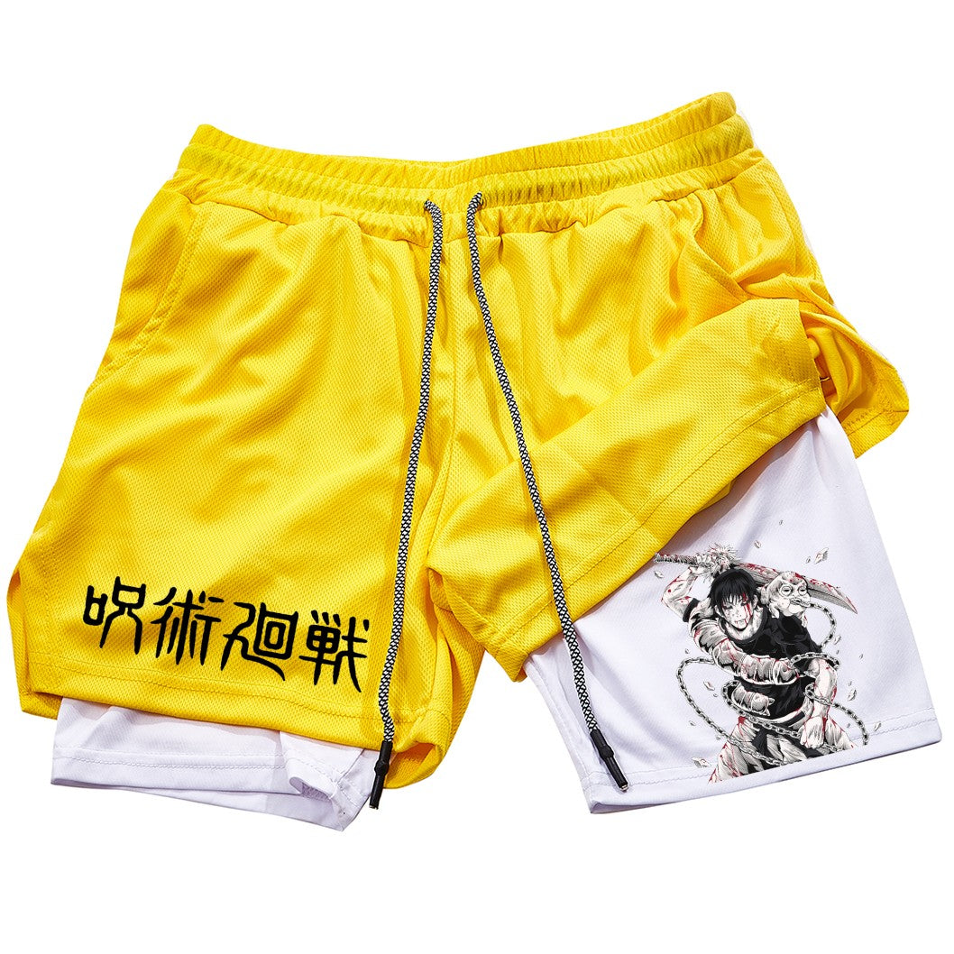 Performance Shorts Toji Printed Men GYM Casual Sports Shorts