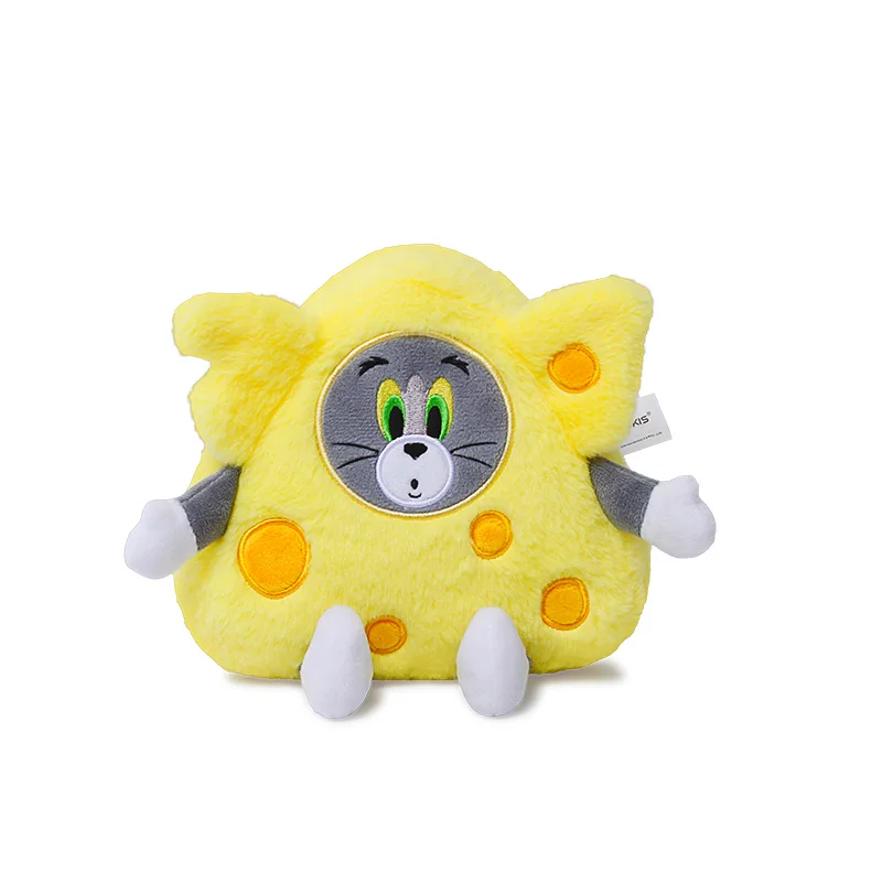 16cm Tom and Jerry Cute Cheese Plush Doll Soft Comfortable Peluche Toy