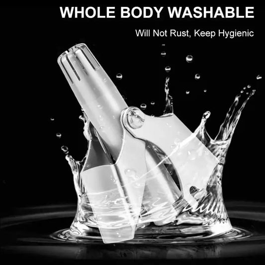 1pcs Portable Stainless Steel Nose Hair Trimmer For Men