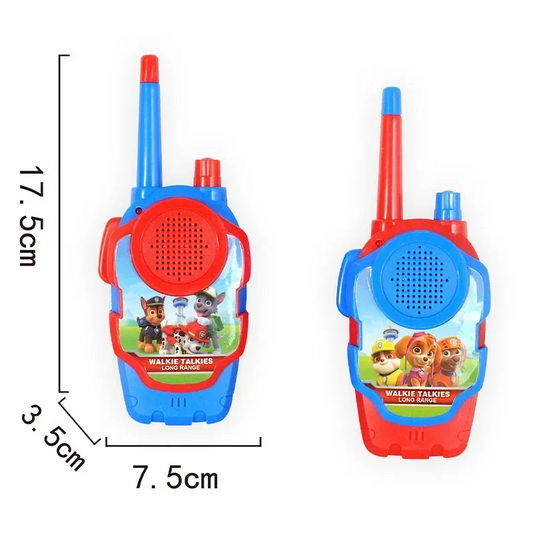 PAW Patrols Toy Walkie Talkies Outdoor Phone Radio Interphone