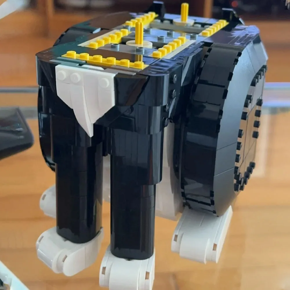 1710Pcs MOC New 21349 Tuxedo Cat Building Blocks