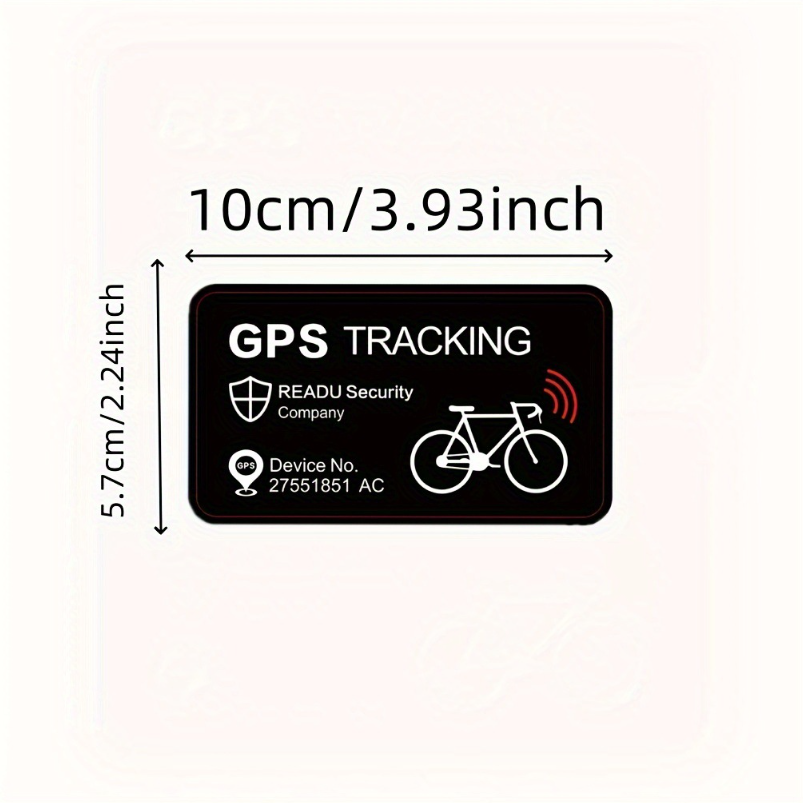 Bicycle GPS Sticker Scooter Motorcycle Anti-Theft Warning