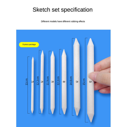 3PCS Set Profession Sketch Paper Eraser Pens