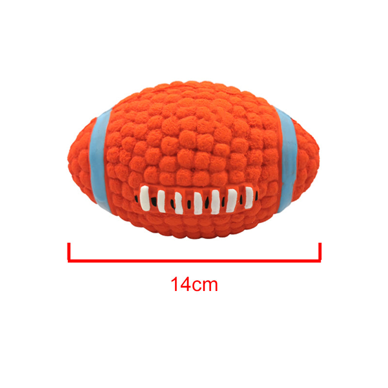 Soft Pet Ball Squeaky Toy For Small Large Dog Rugby Tennis Volleyball