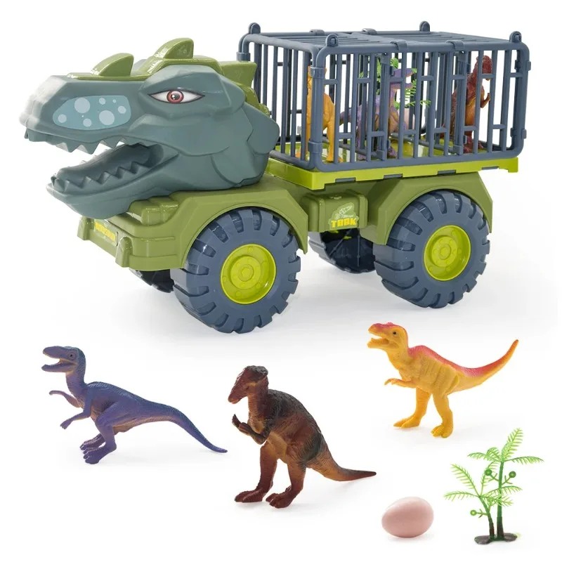 Dinosaur Truck Transport Carrier Vehicle Dino
