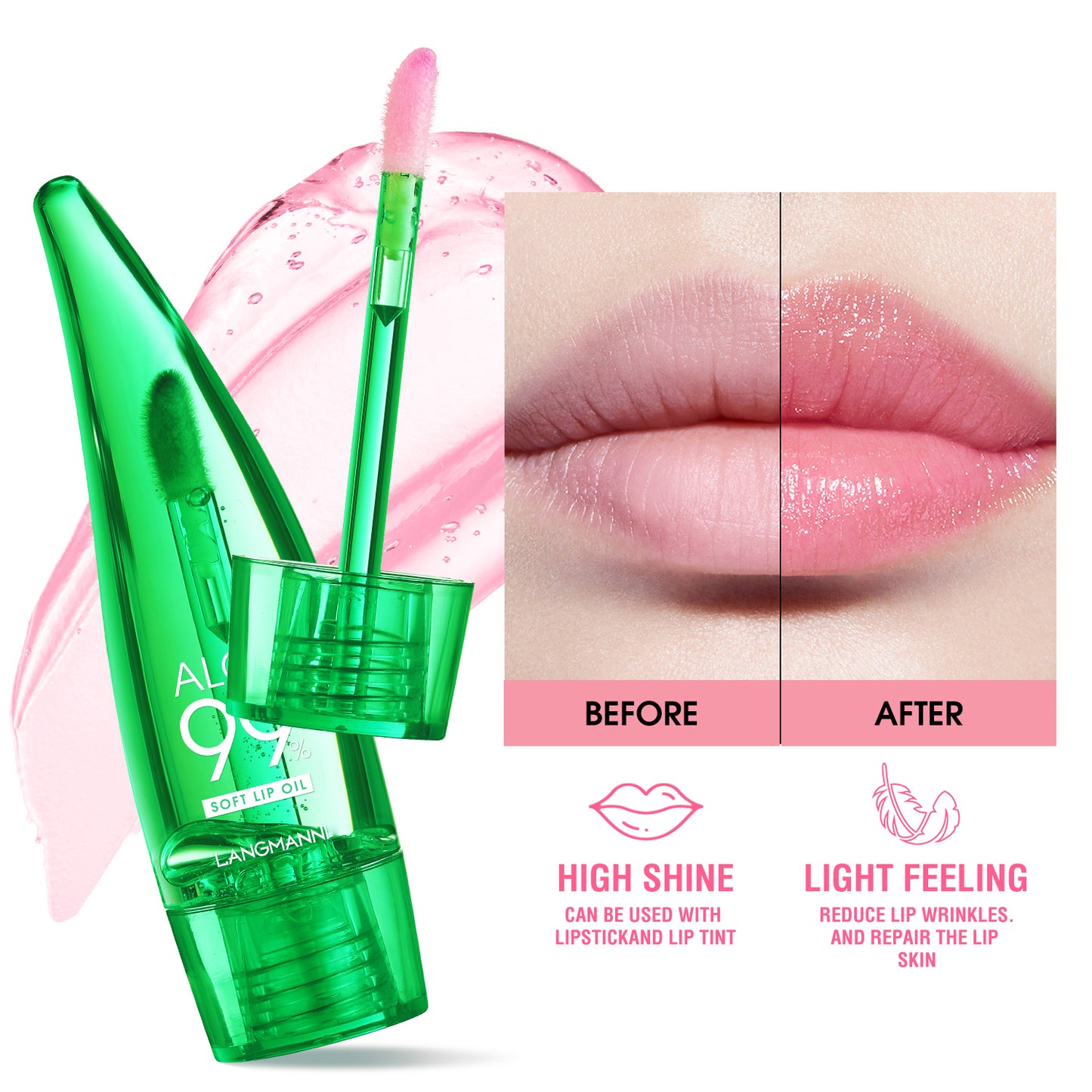 Aloe Vera Moisturising Lip Gloss