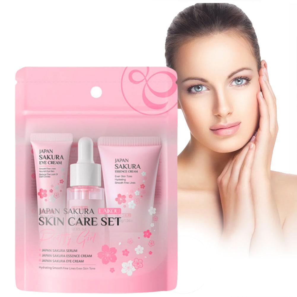 Skin Care Sets & Kits With Cleanser,Serum and Eye Cream