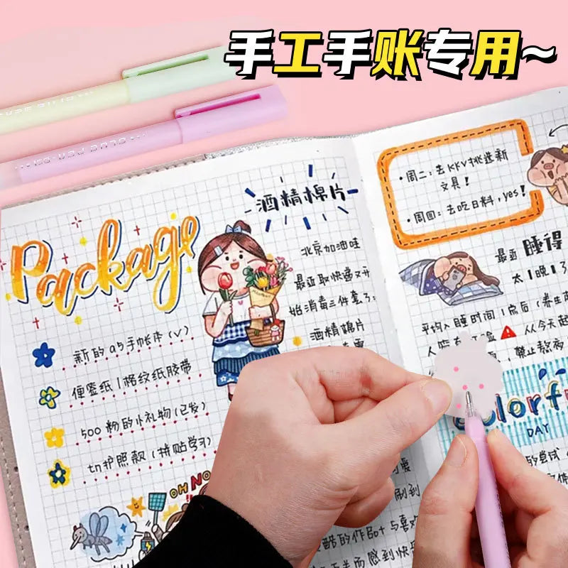 Candy Color Glue Pen Handbook Dispensing Pen