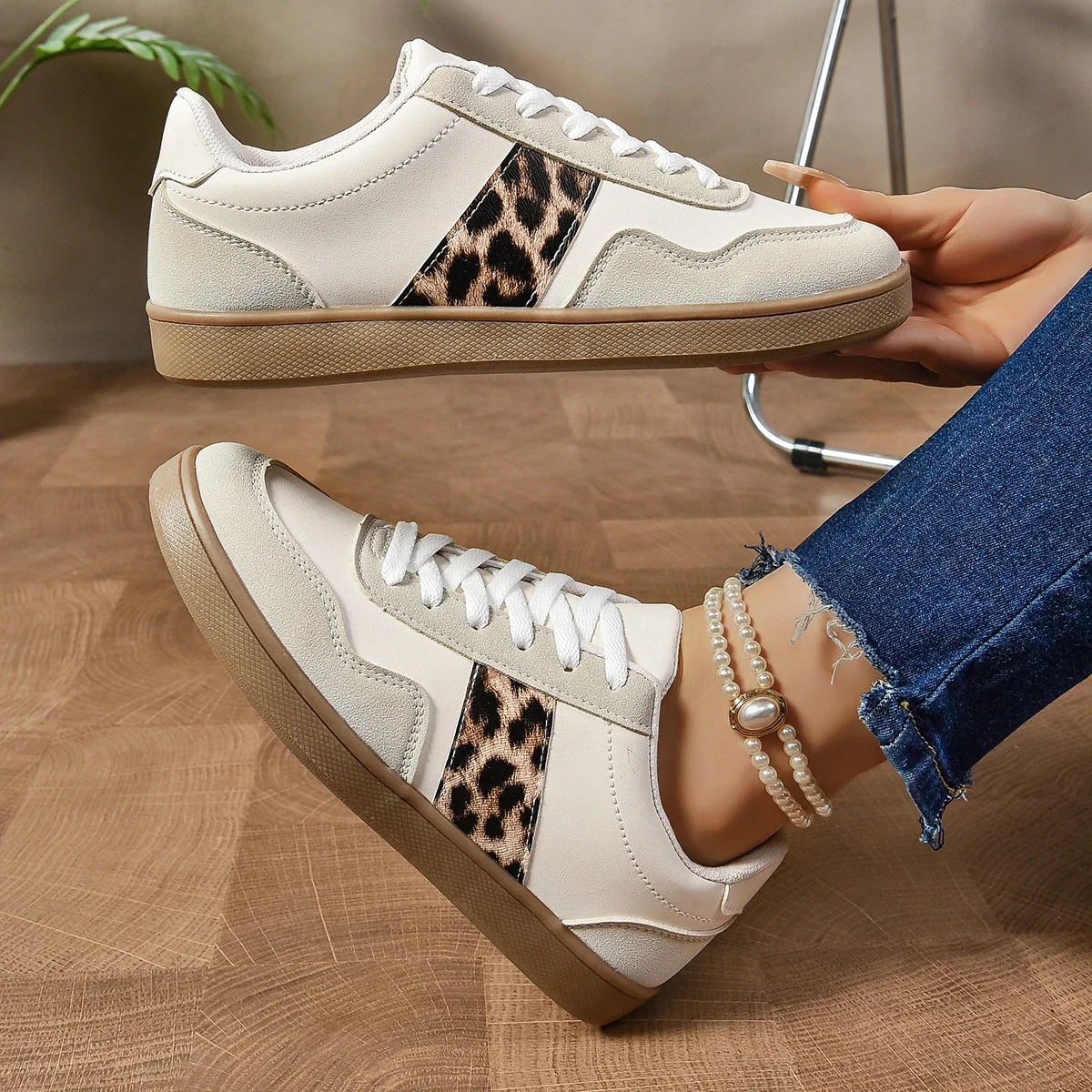 Leopard Women's Shoes Designer High Quality Sneaker