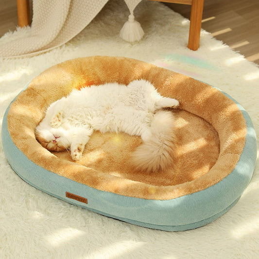 Winter Cat Bed Dog Pet Bed Kennel Non-Slip Warm Small Dog