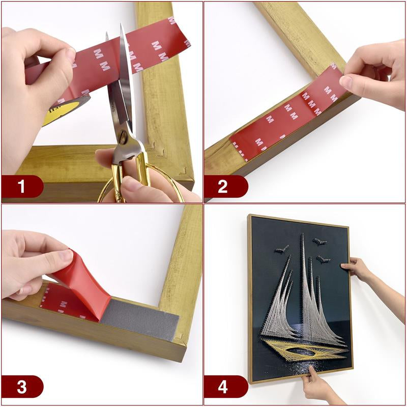 3/M Long Extra Strong Double Sided Tape Adhesive 6mm