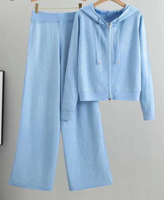 Korean Chic Knitted 2 Piece Sets Women