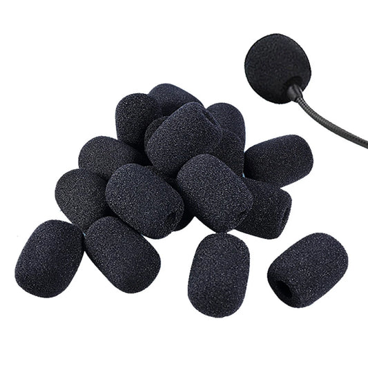 10Pcs Foam Mini Microphone Covers Mic Protector