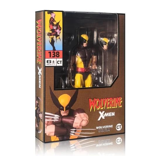New Ct Toys Wolverine Figure Mafex 138 Brown Comic X-Men Action Figure