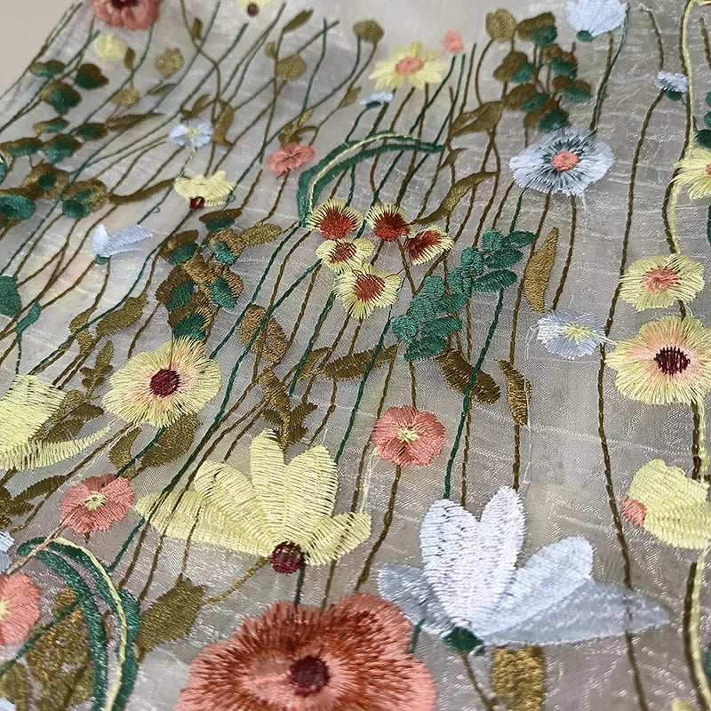 Embroidered Lace Flower Shoulder Bag Women