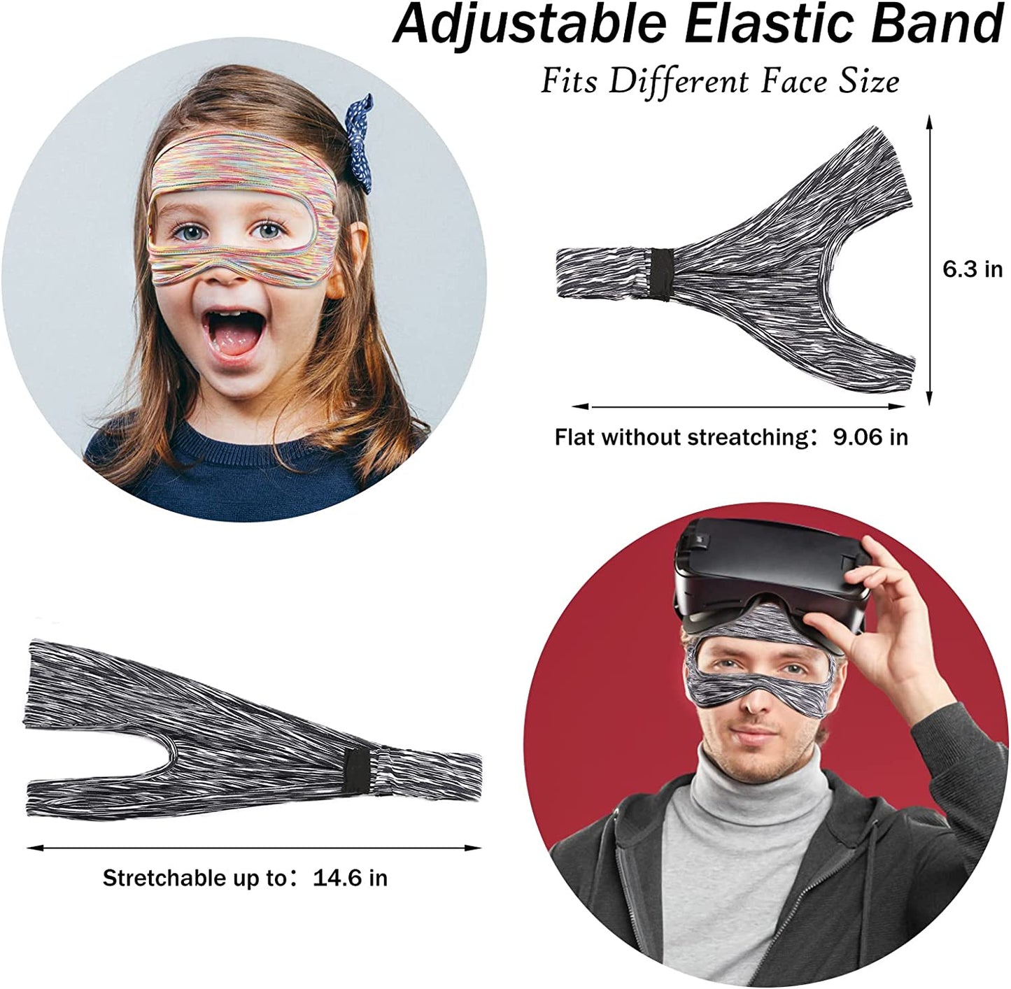 Oculus Quest 2 Accessories VR Mask Band Virtual Reality Headset