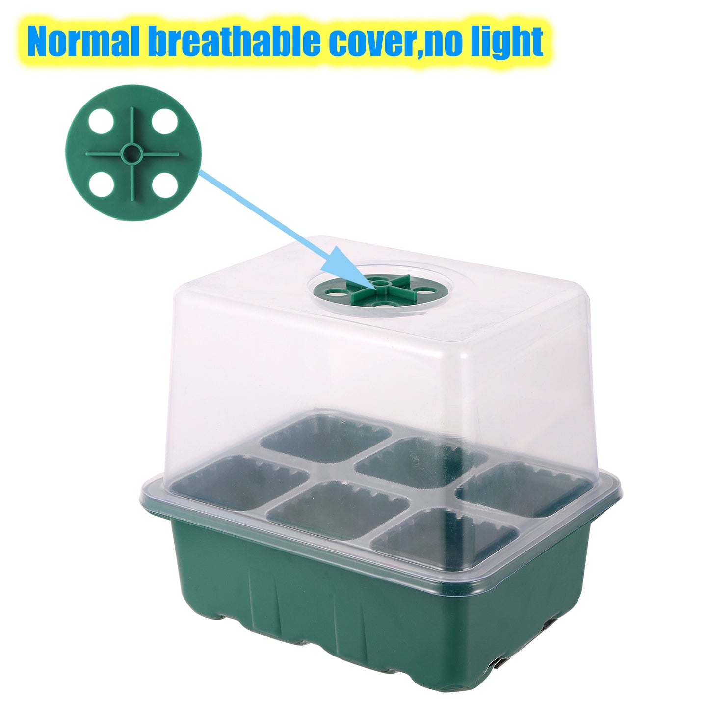 LED Grow Light Seed Starter Plant Grow Box Seedling Tray