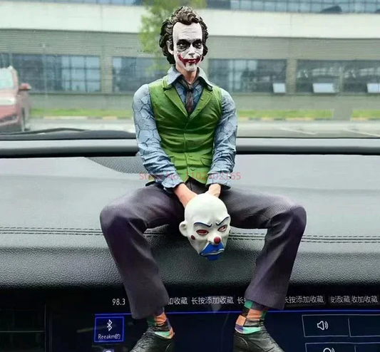 24cm Joker Heath Ledger Action Figure Sitting Green Suit
