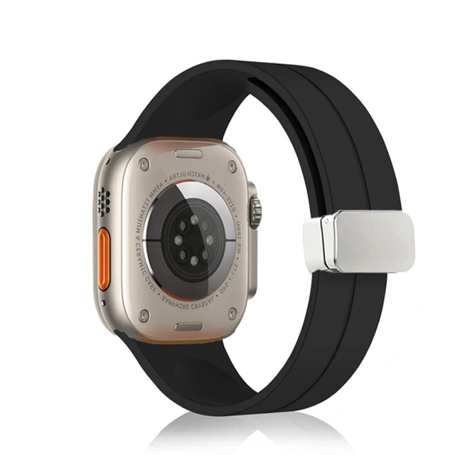 Silicone Bracelet For Apple watch band Magnetic Strap