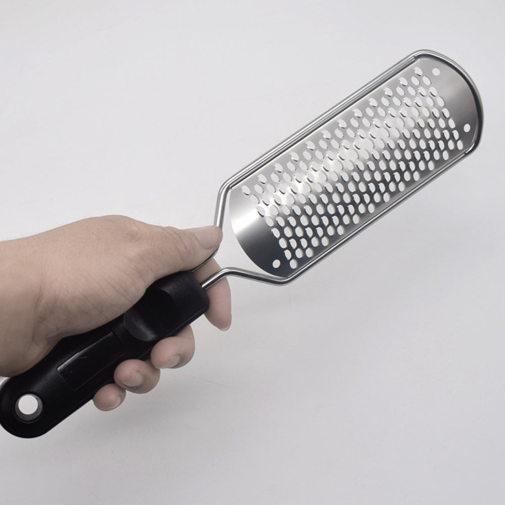 Foot Rasp File Pedicure Stainless Steel Brush Scrubber