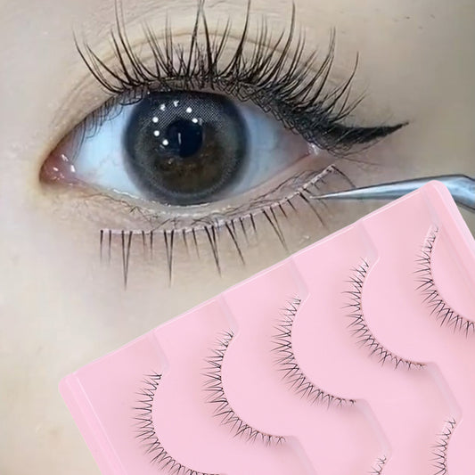 5 Pairs Thick 6mm Lower Eyelashes Pack