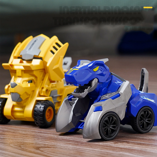 2-in-1 Transforming Dinosaur Car: Automatic Transformations