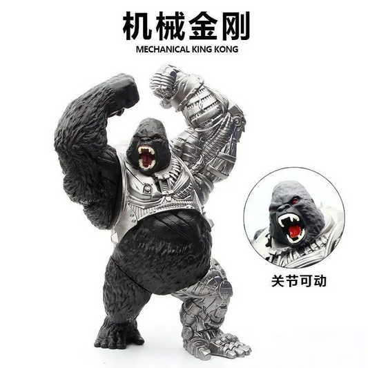 2024New Soft Rubber Mechanical King Kong Action Figure