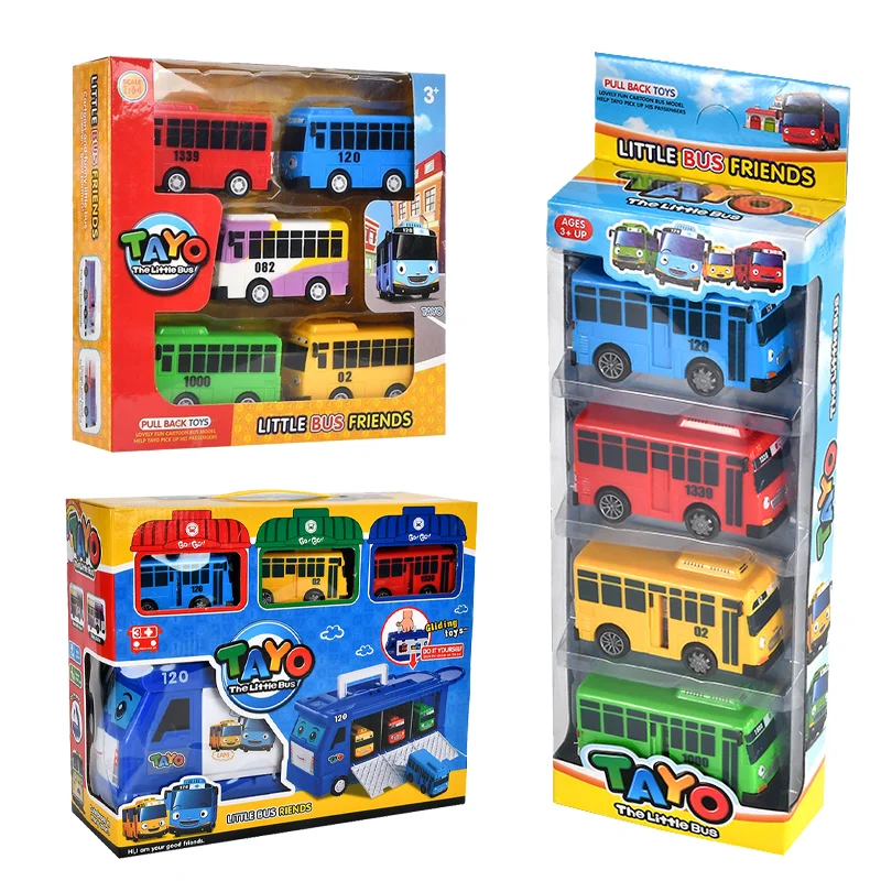 New Tayo Mini Bus Little Bus Toy Set