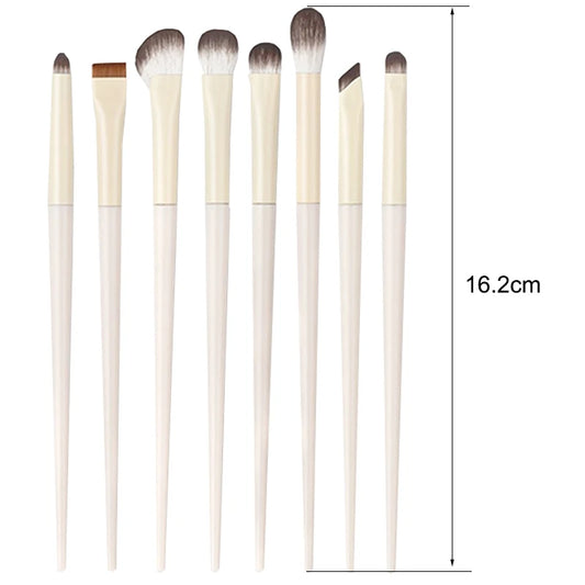 5/6/8/10pcs Natural Eye Makeup Brushes Set Detail Eyeshadow Brush
