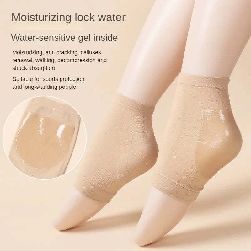 2Pcs Heel Protective Foot Cover Foot Heels Socks