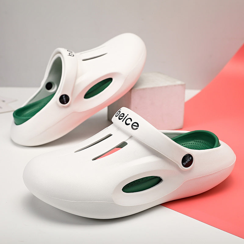 Summer Platform Slippers For Men 2025 New Lightweight Outdoor Beach Sandals