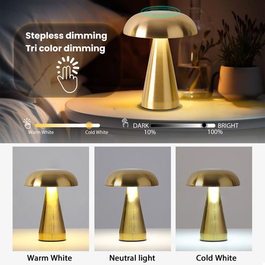 Retro table lamp Mushroom LED Night Light