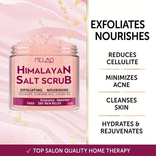 Himalayan Salt Body Scrub with Collagen and Stem Cells