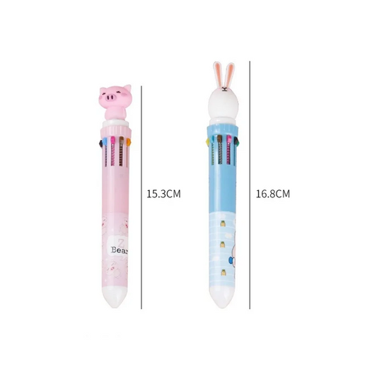 10 Pcs10 Color Cartoon Pen Kids Gifts