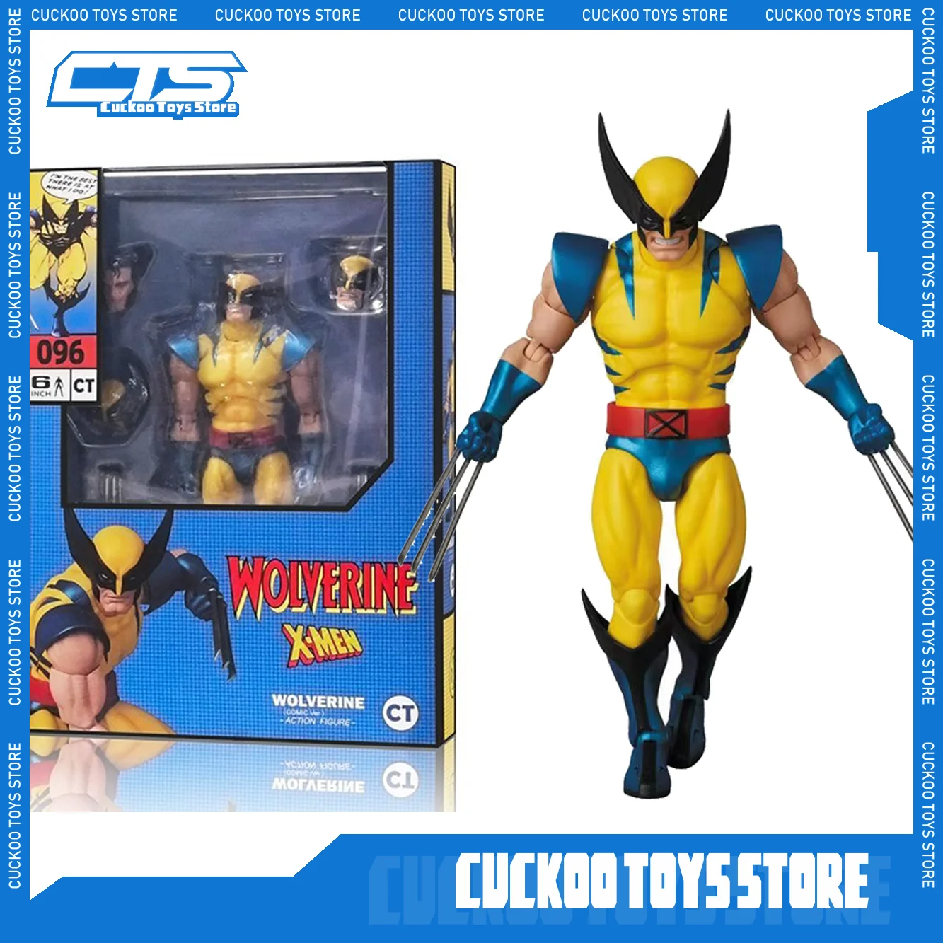 New Ct Toys Wolverine Figure Mafex 138 Brown Comic X-Men Action Figure
