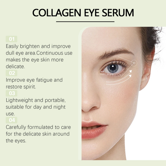 3Pcs Collagen Eye Serum Cream Anti Dark Circles