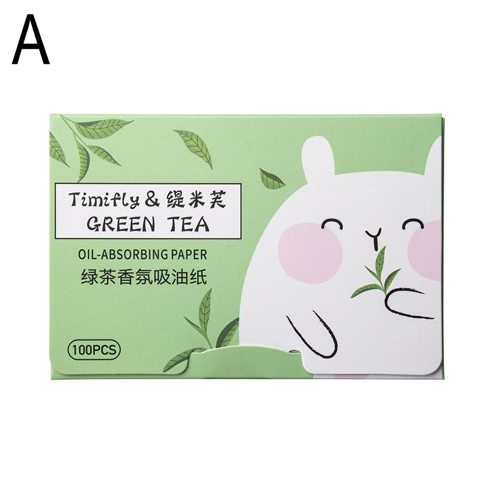 100Pcs new Face Oil Blotting Paper Protable