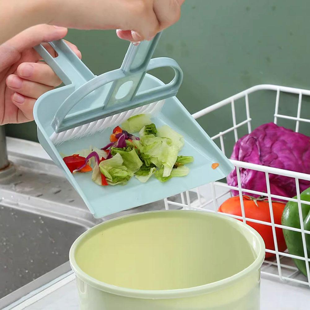 Desktop Mini Broom Dustpans Set With Garbage Shovel