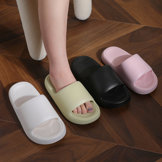 Unisex Bathroom Slippers Cloud Cushion Slides Summer