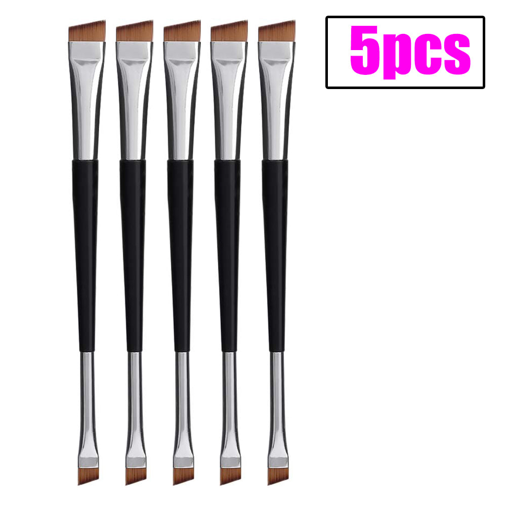 Professional Eyebrow Brush Eyeliner Angled Flat Head Blade Eye Liner