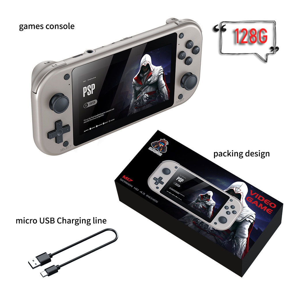 M17 Handheld console Console 4.3 inch Portable Video Game
